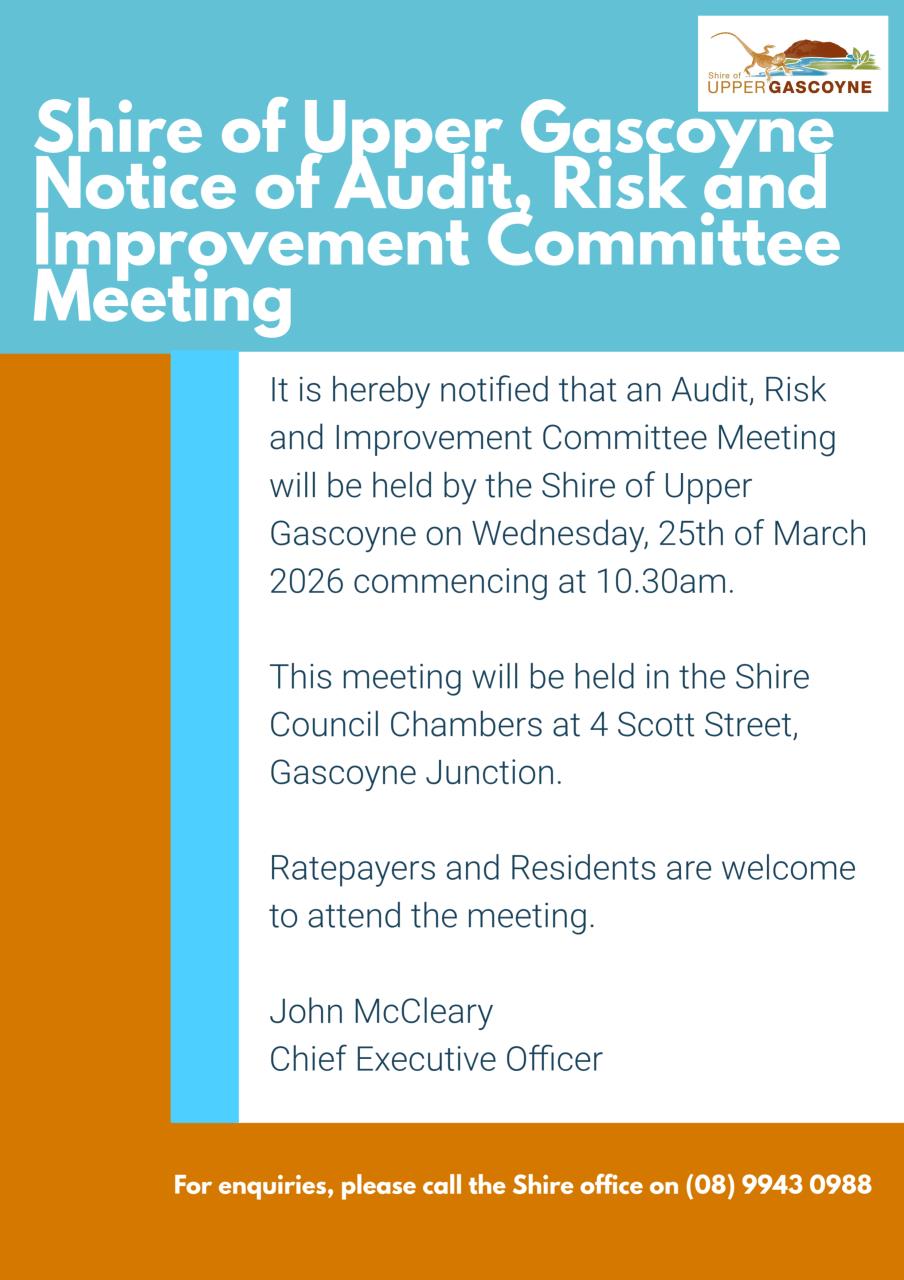 March Audit, Risk and Improvement Meeting 