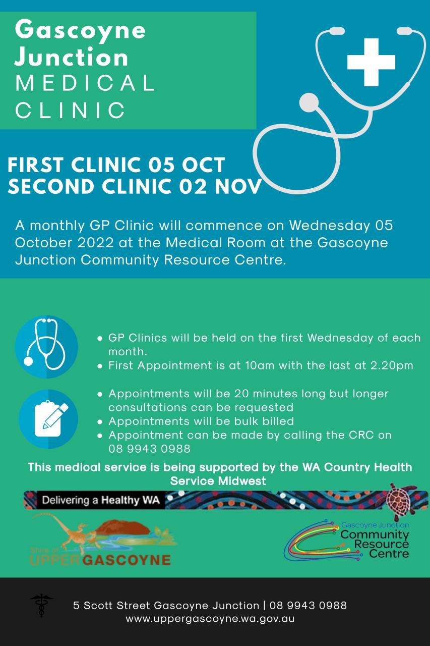Gascoyne Junction Community Resource Centre GP Clinic Shire of Upper Gascoyne My Healthy Midwest WA Country Health
