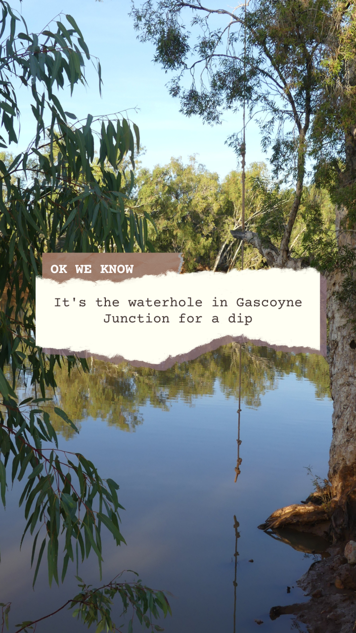 Waterhole for swimming Gascoyne Junction
