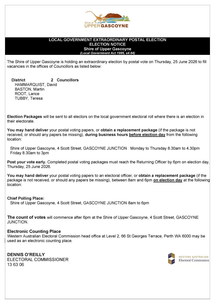 Election Notice 