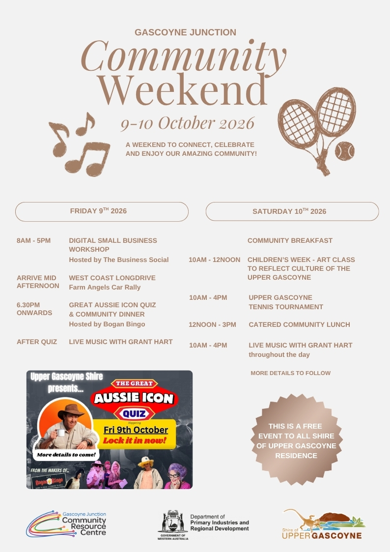 Gascoyne Junction Community Weekend