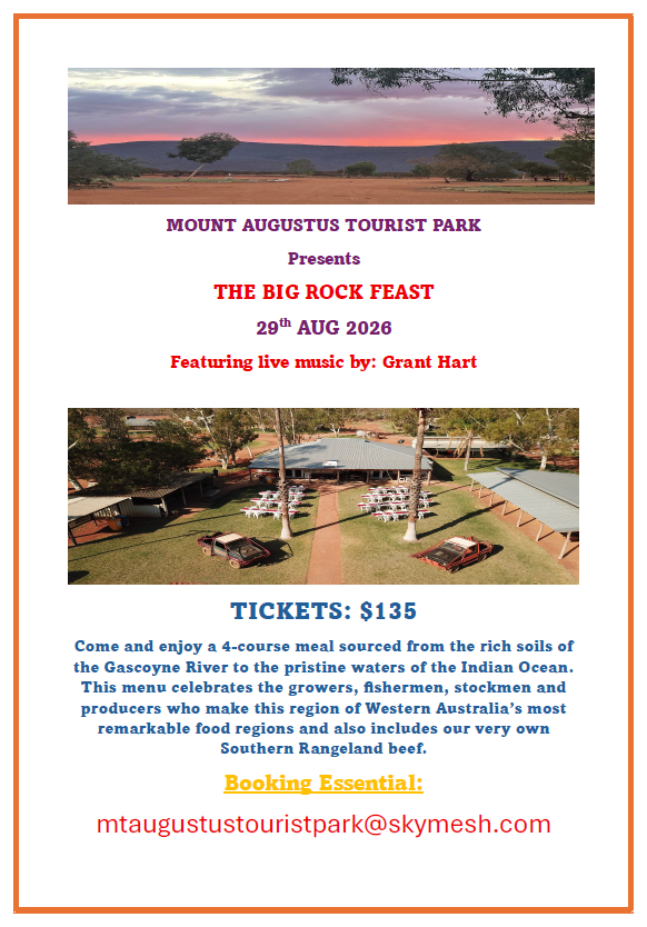 2026 The Big Rock Feast at Mt Augustus