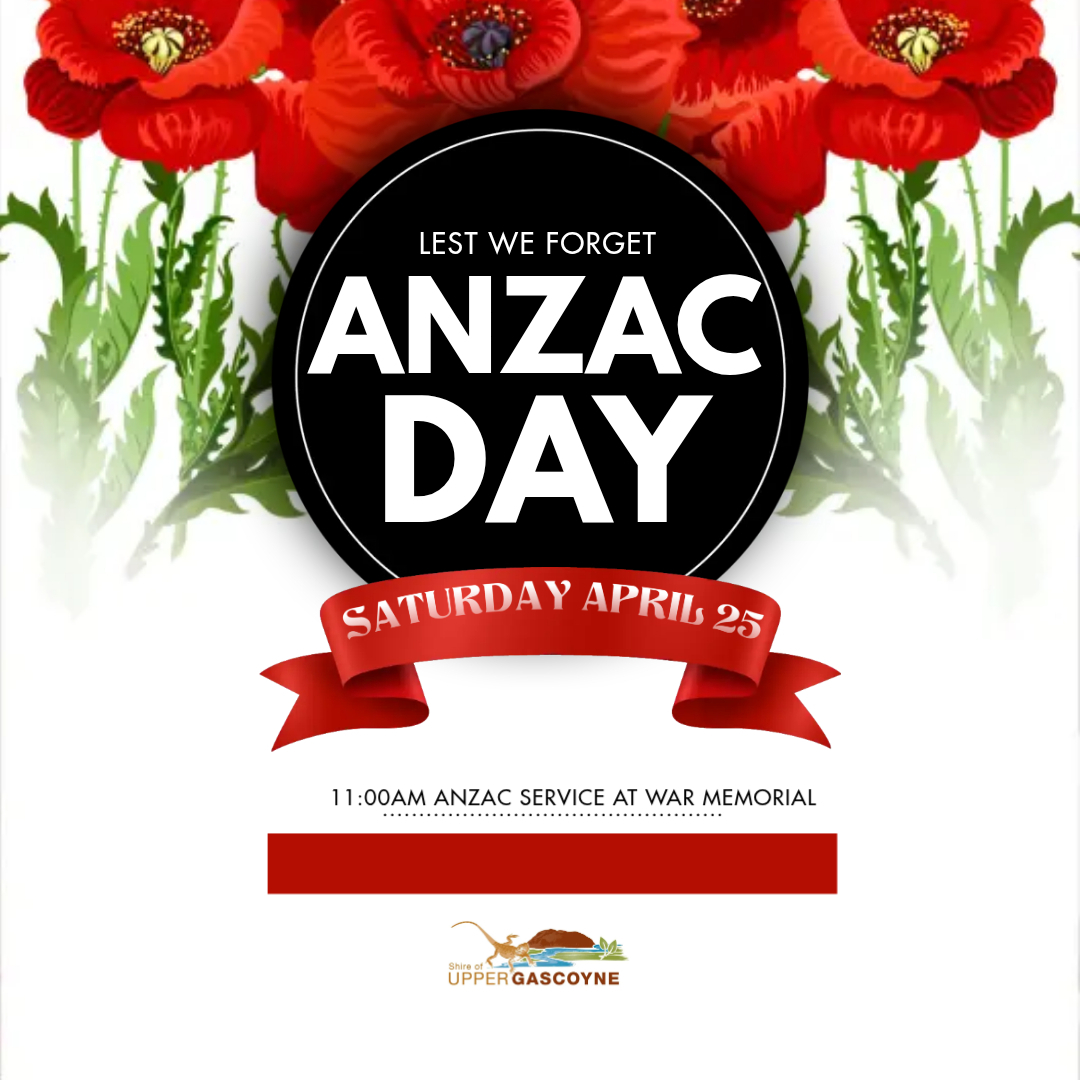 ANZAC DAY SERVICE GASCOYNE JUNCTION