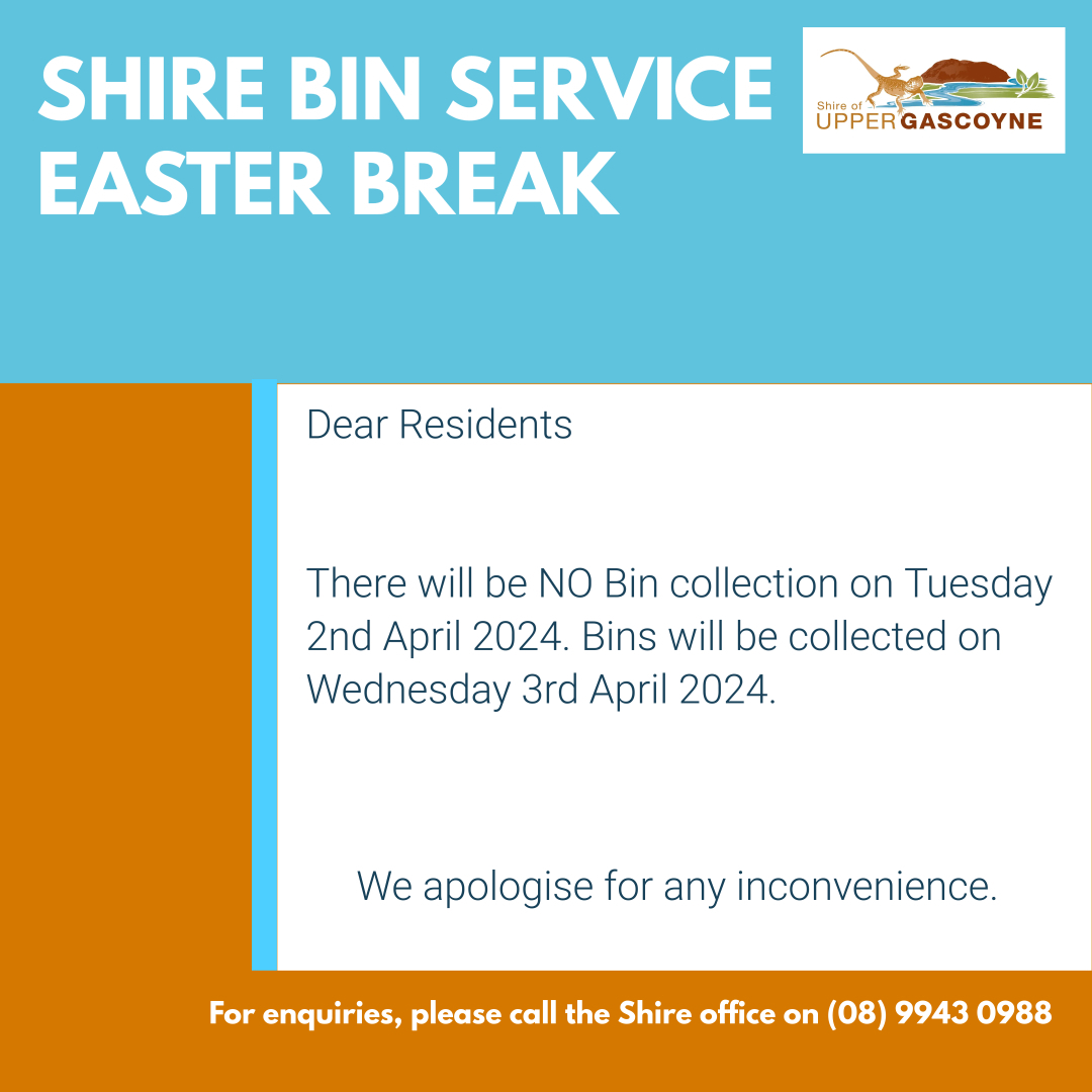 Change to Bin Collection Easter