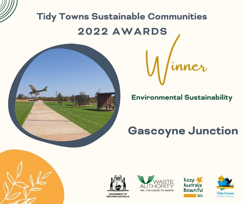 Gascoyne Junction 2022 Tidy Town Award Environmental Sustainability