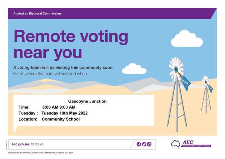 Remote Voting in Gascoyne Junction